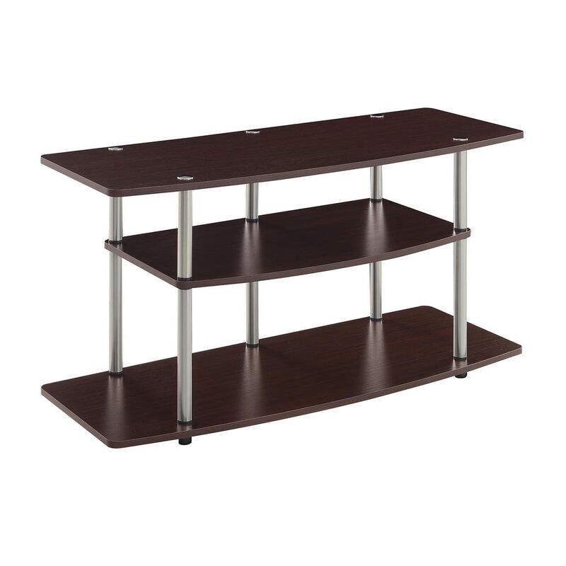 Convience Concept, Inc. No Tools 3 Tier Wide TV Stand for TVs up to 46 Inches
