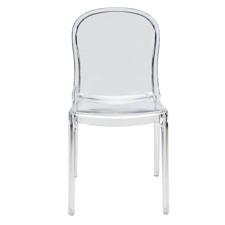 Commerical Seating Products Clear Genoa Chairs