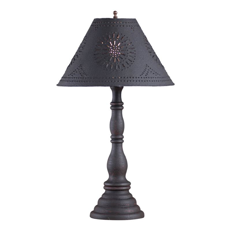 Davenport Lamp In Hartford Black With Shade image number 0