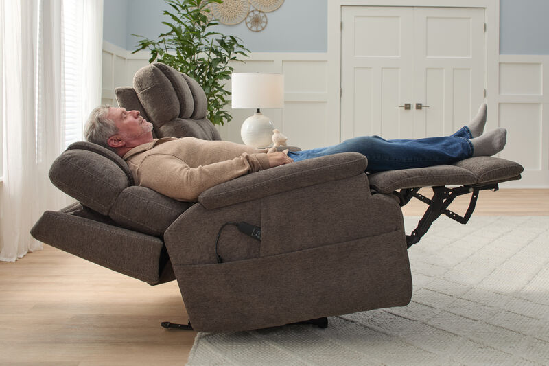 Zofa Umber Power Sleep Sofa
