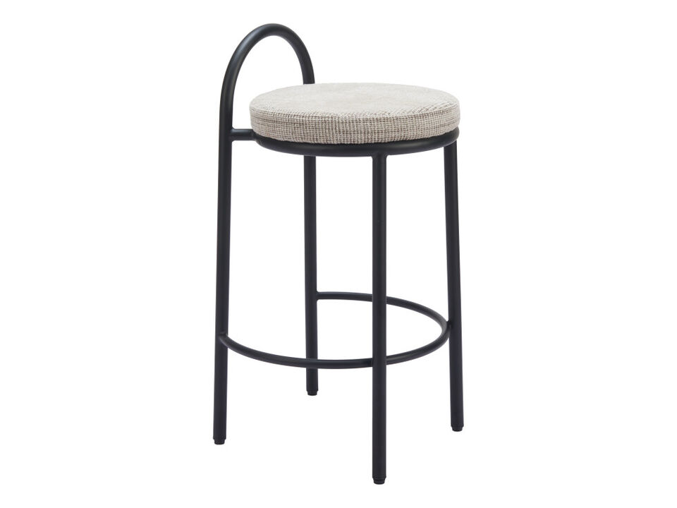 Sisal Counter Stool (Set of 2) Beige Tweed