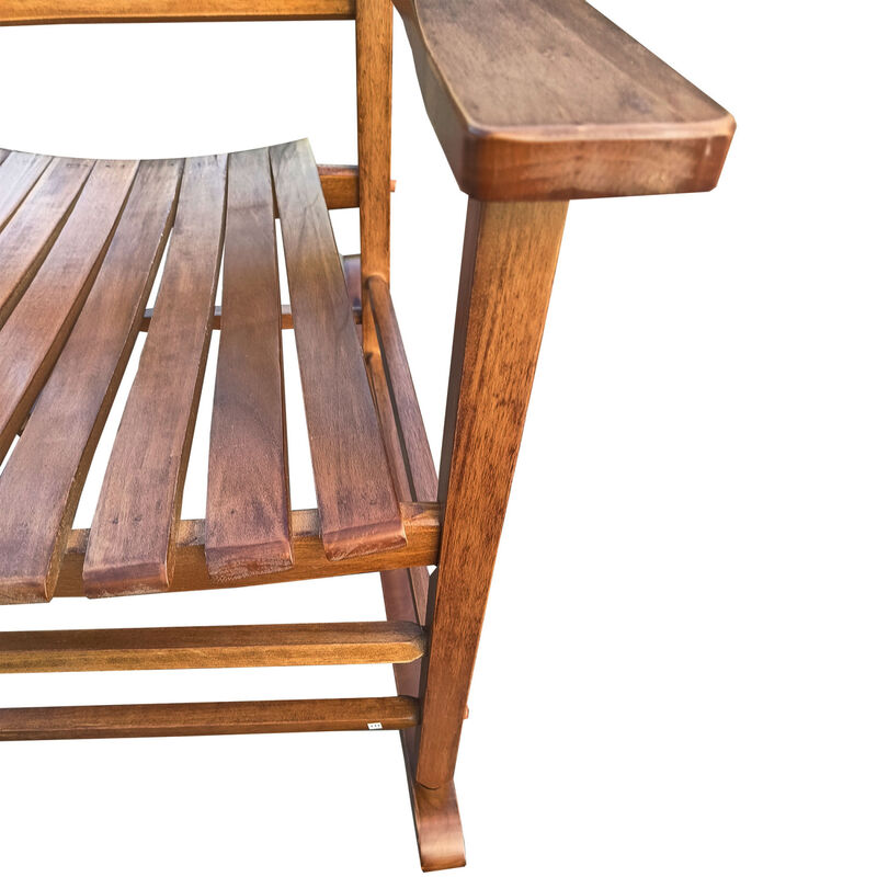 Streamdale Balcony Porch Adult Rocking Chair Brown image number 7