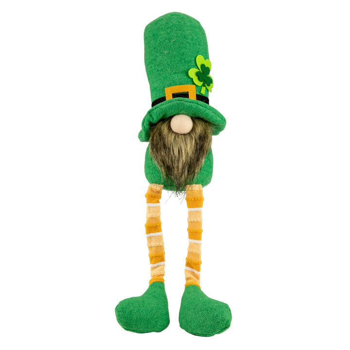 17" St. Patrick's Day Leprechaun Gnome with Dangly Legs