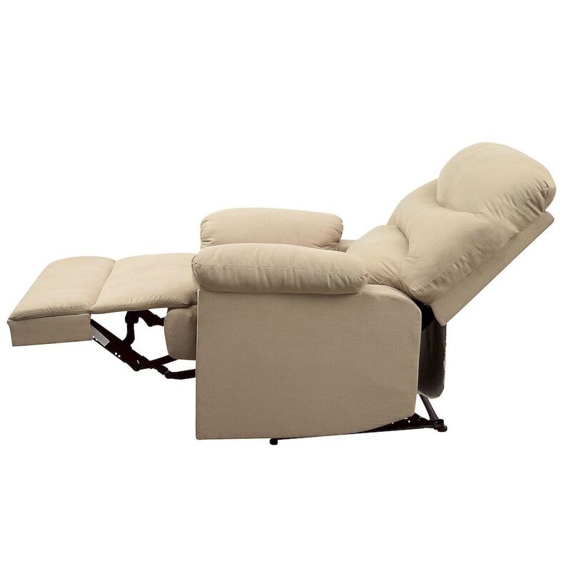 Plethoria Home Pillow Top Arms Recliner with Tufted Back