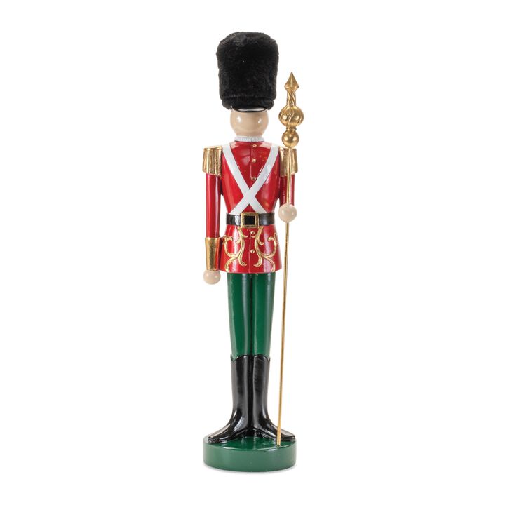 Holiday Nutcracker Figurine for Christmas Table, Console, or Entryway Decor