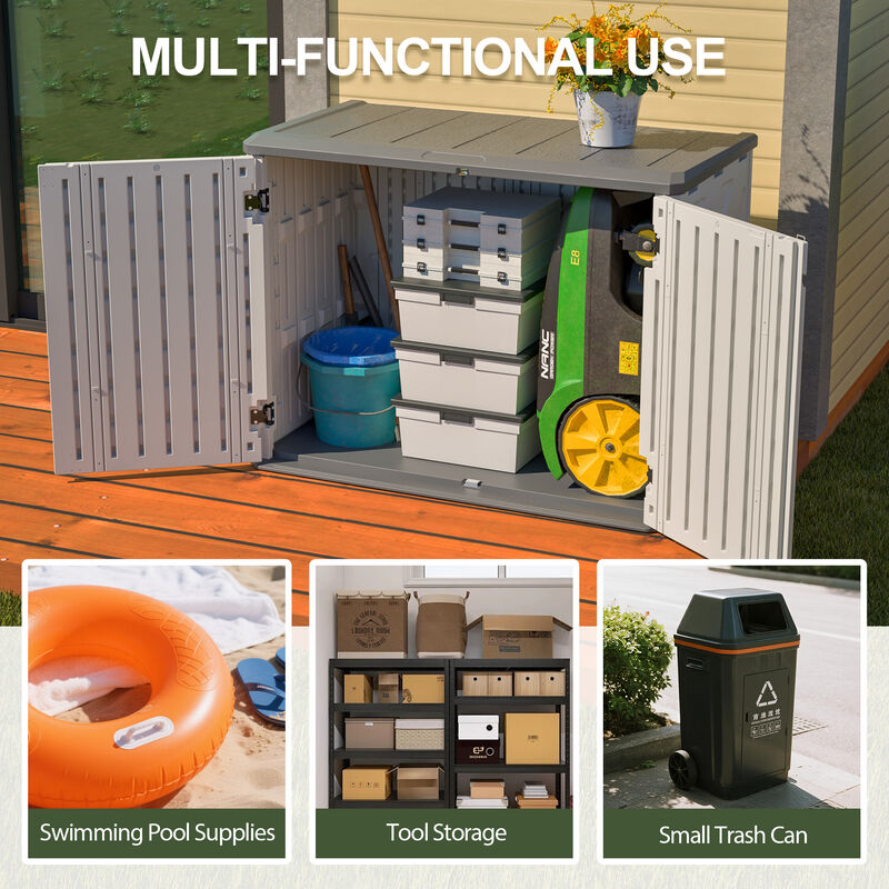 TATEUS Patio Storage Cabinet image number 6