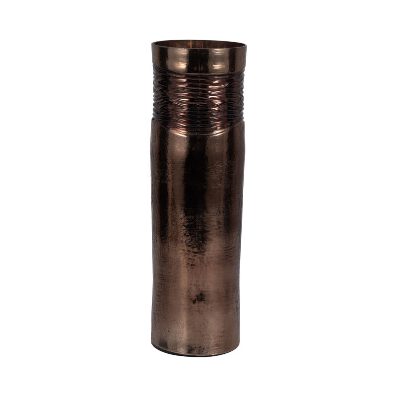 Glass 18" Textured Enamel Vase image number 2