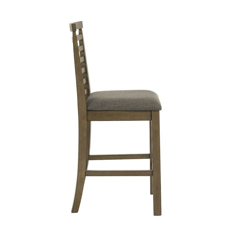 Liberty Furniture Upholstered Ladder Back Dining Chair - Counter Height - Set of 2 - Sandstone image number 1
