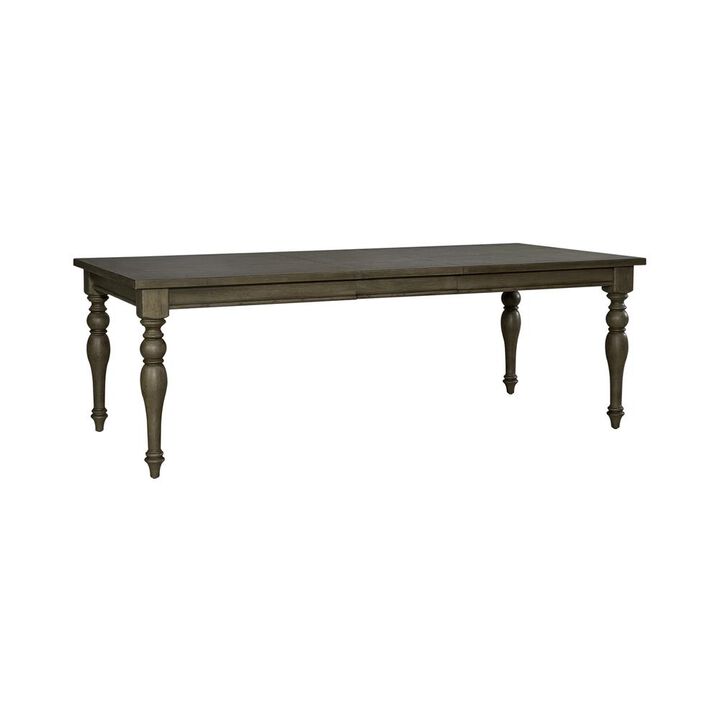 Liberty Furniture Americana Farmhouse Rectangular Leg Table in Dusty Taupe