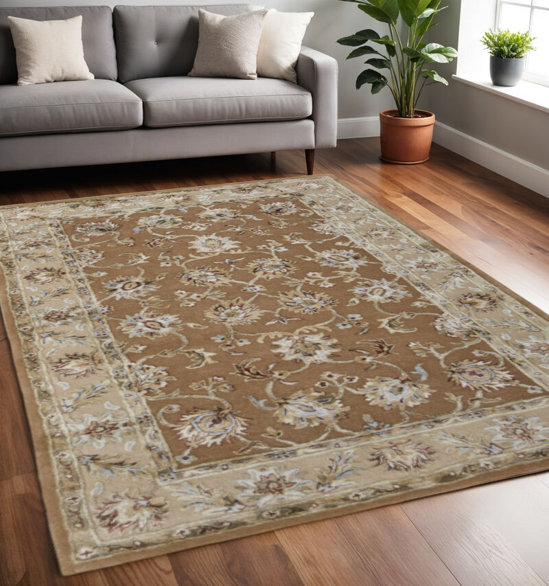 HomeRoots Floral Hand Tufted Area Rug image number 1