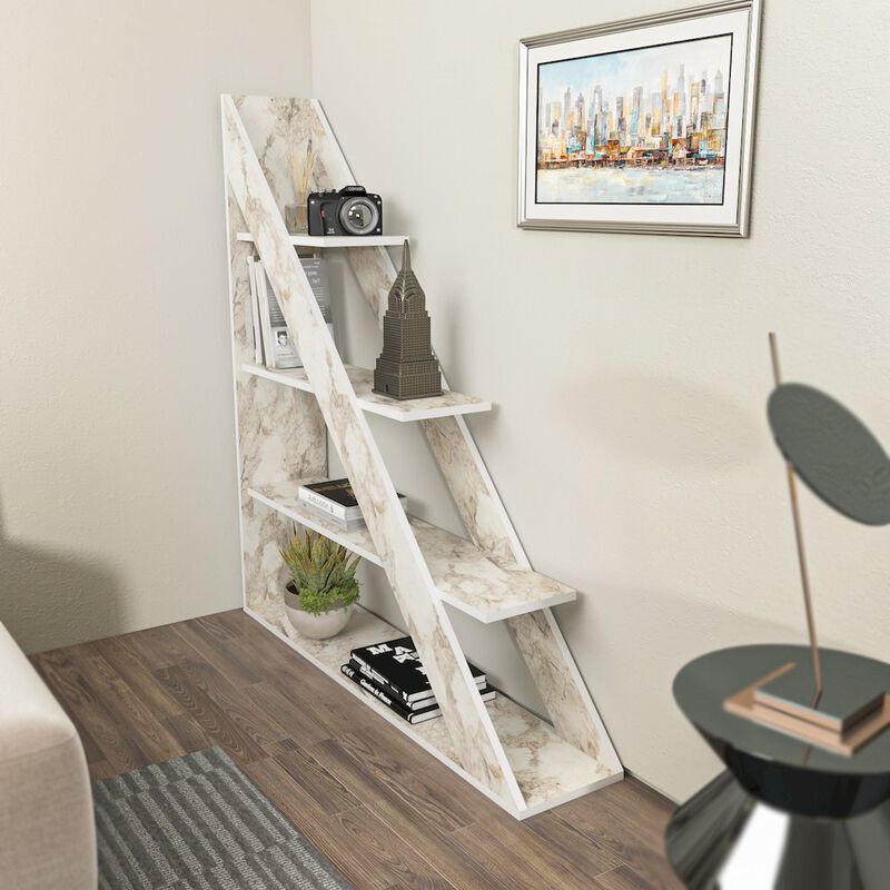 Decorotika Pisagor Bookcase Ephesus Marble