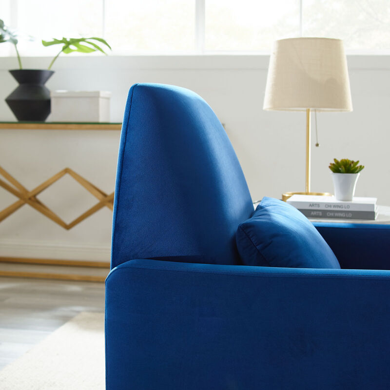 Liliana Performance Velvet Armchair image number 7