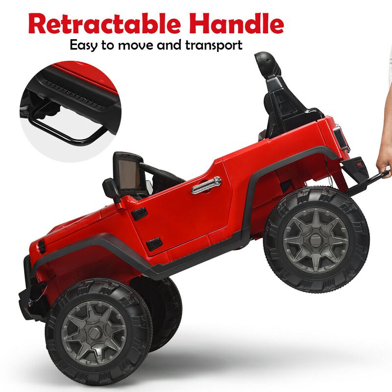 Kids 12V Ride On Car with Remote Control and Double Magnetic Doors image number 4