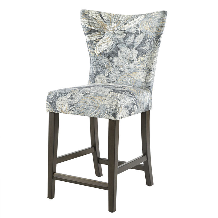 Gracie Mills Alonzo Upholstered Counter Stool