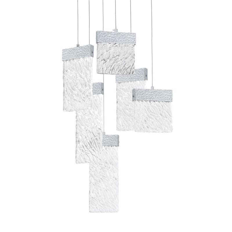 Carolina LED Chandelier With Pewter Finish