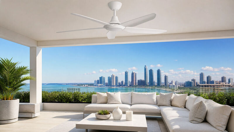 ENLIGHT 52" Smart DC Ceiling Fan with Light, IP66 Outdoor/Coastal Rated, Matter Smart Home Integration, 5 Blades image number 6