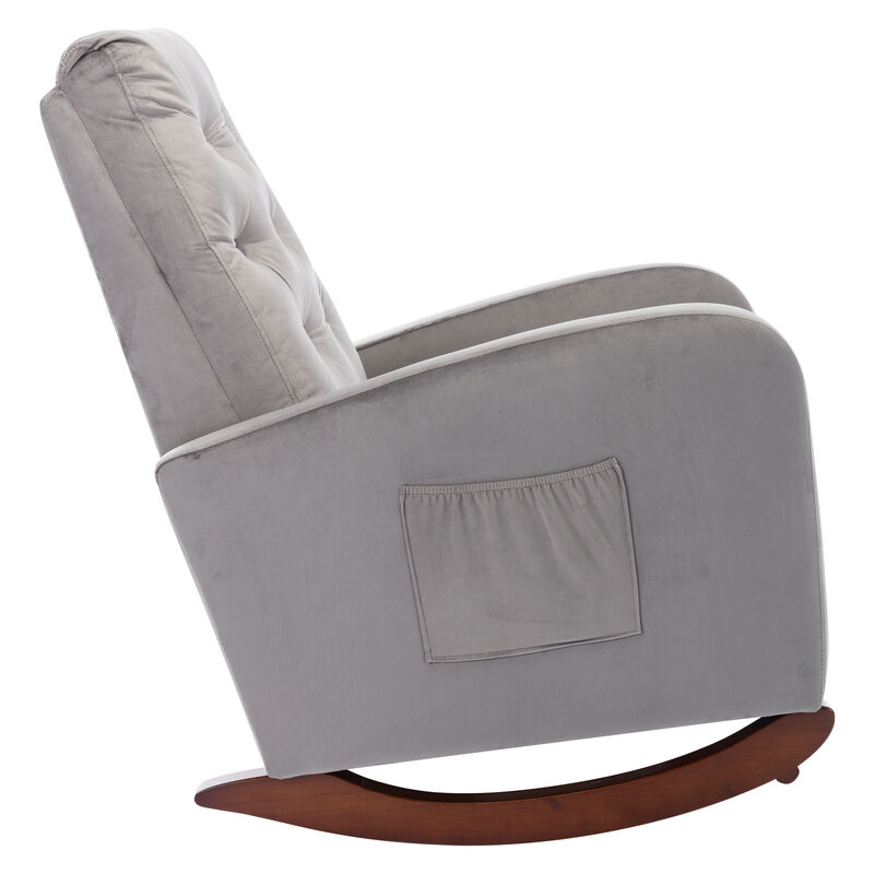 Merax High Back Rocking Chair Nursery Chair