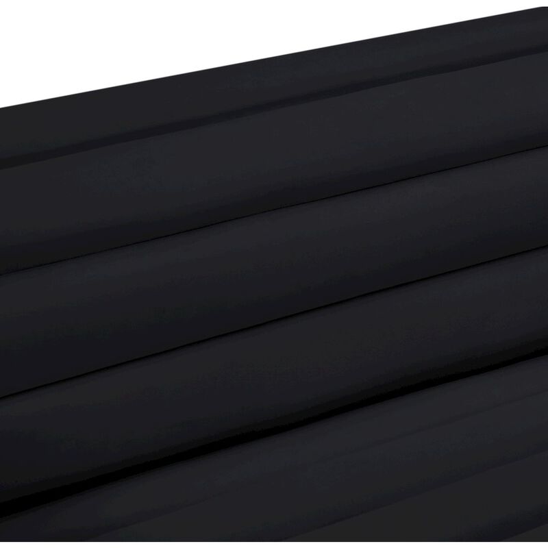 Meridian Furniture Cascade Black Velvet Fabric Sofa