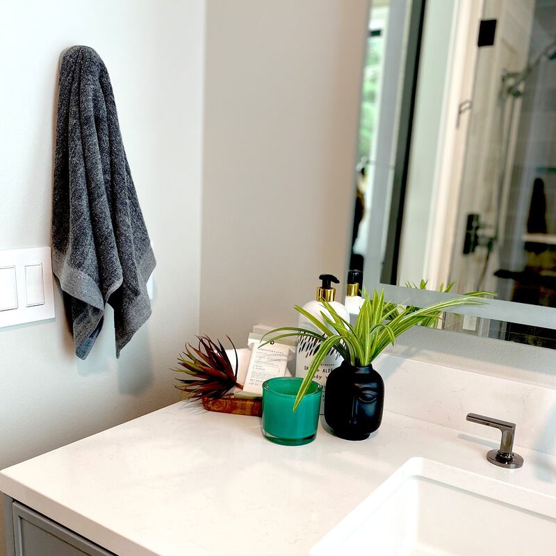 BedVoyage Melange viscose from Bamboo Cotton Hand Towel 2pk