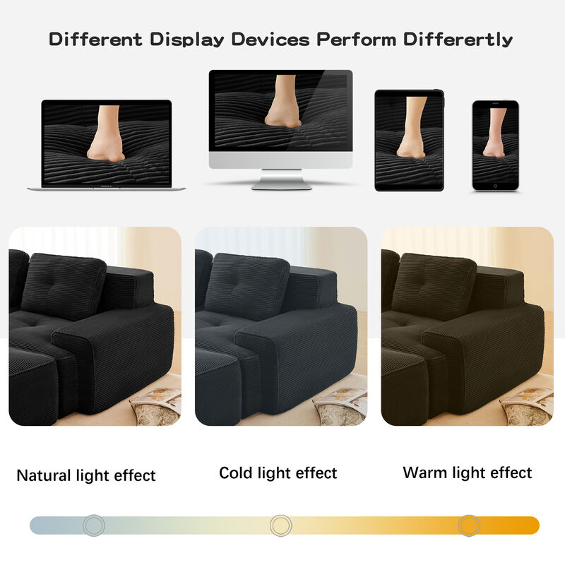 Numvin Modular Sectional Sofa image number 5