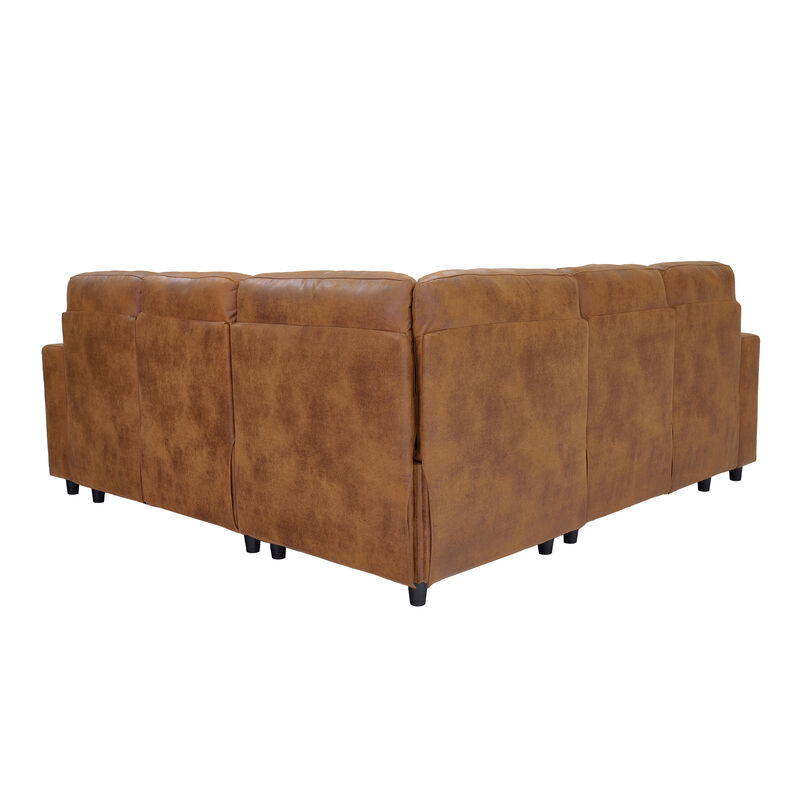 Lelork L-Shape Sectional Sleeper sofa image number 9