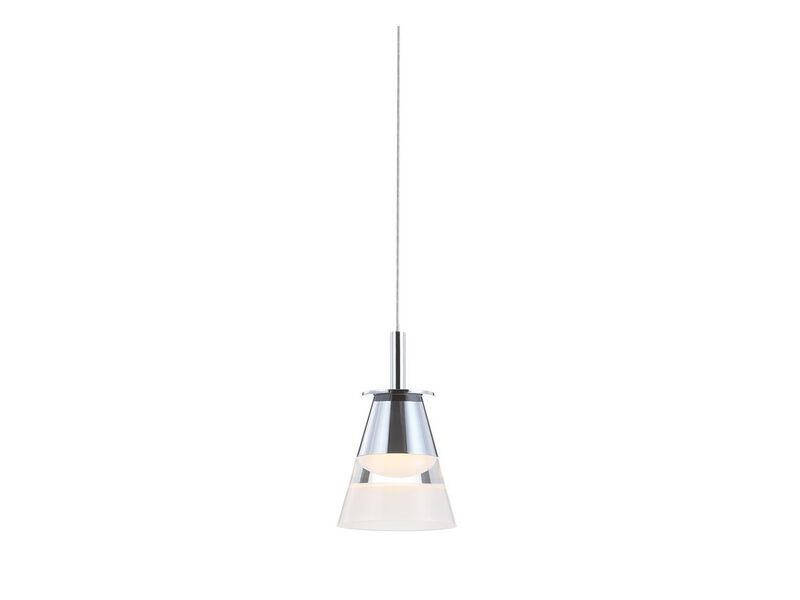 Alain 5" 1-Light Adjustable Metal Integrated LED Pendant