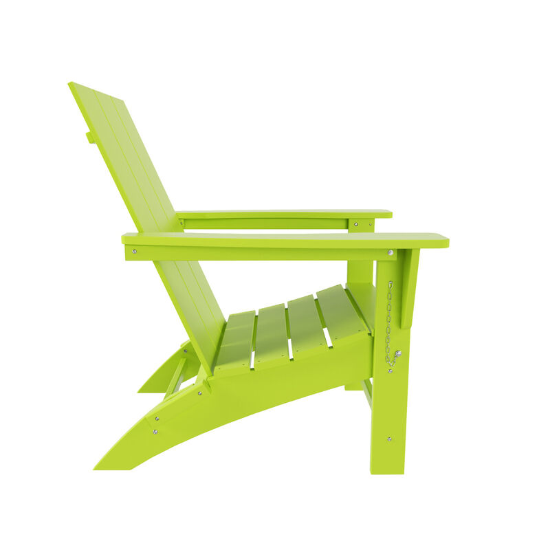 WestinTrends Modern Folding Adirondack Chair (Set of 2)