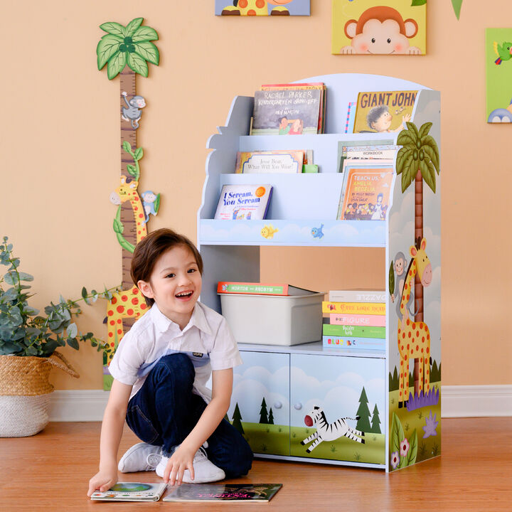 Fantasy Fields - Sunny Safari 3-tier Kids Large Display Bookshelf