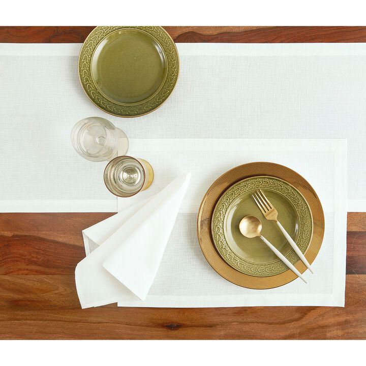 Cotton Linen Dinner Napkins - Dru - Cotton Linen Plain