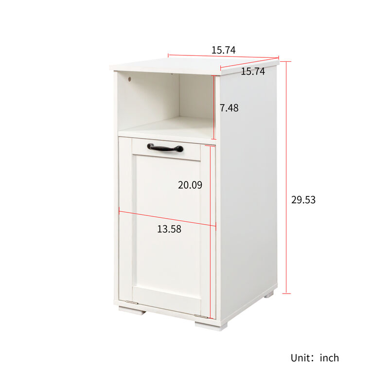 ELEMENT ACE Laundry Cabinet with Removable Liner Bags - Space Saving Storage Solution for Dorms and Apartments image number 2