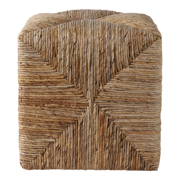 18x18" Rattan Square Ottoman
