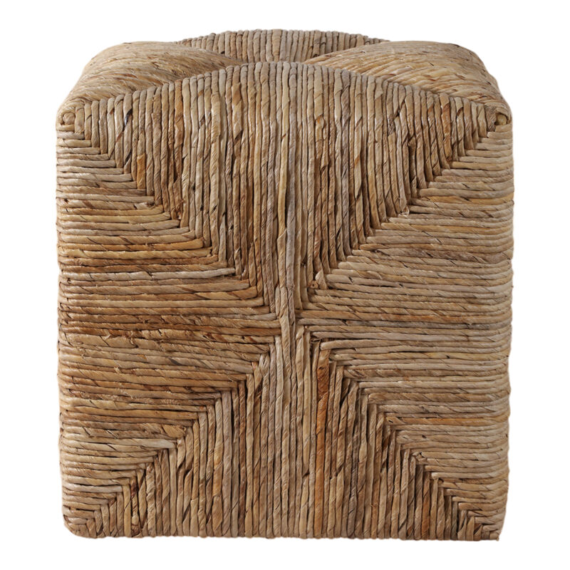 18x18" Rattan Square Ottoman image number 1
