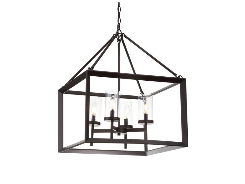 Anna 4-light Metal/Glass LED Pendant