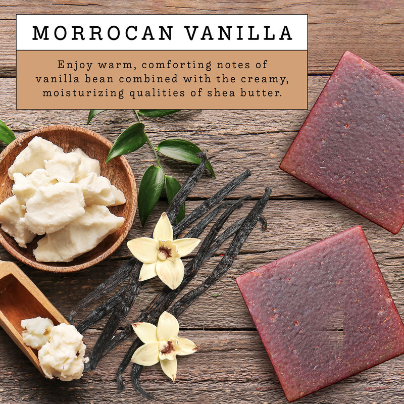 Lovery - Handmade Goat Milk Soap Made in USA with Organic Shea Butter - Moroccan Vanilla Scent - Goats Milk Soap Bar, Oatmeal Soap Base - All Natural Soap BarMade with Organic Goat Milk, Single