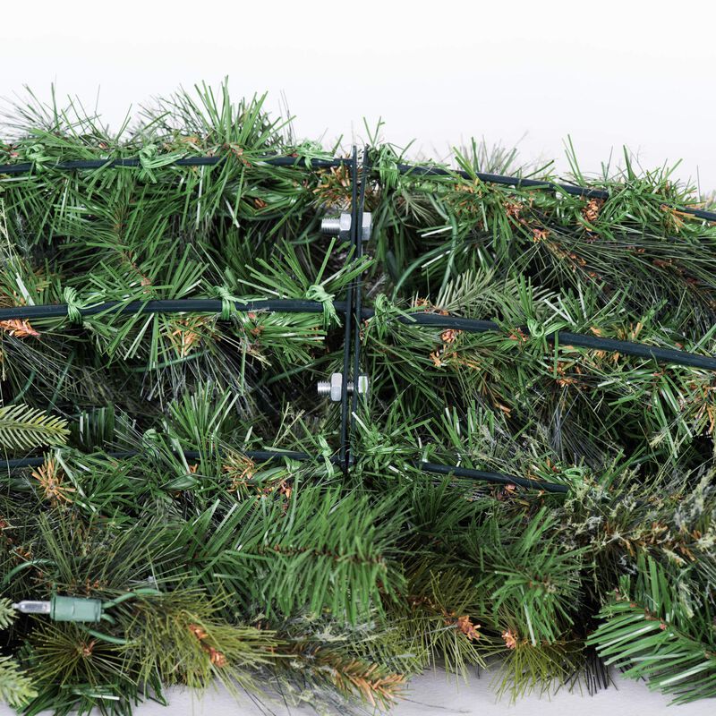 Vickerman 60" Cashmere Pine Artificial Christmas Wreath - 400 LED Italian Lights - Hand Wrapped to Minimize the Appearance of Wire - Wreath for Front Door Wreath for Mantle image number 2