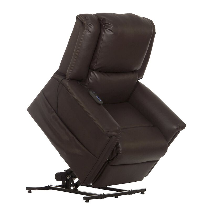 Catnapper Elsie Power Lift Lay-Flat Recliner with Disinfectable PU Fabric