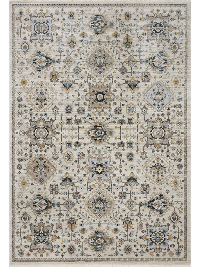 Leigh LEI02 Ivory/Taupe 18" x 18" Sample Rug