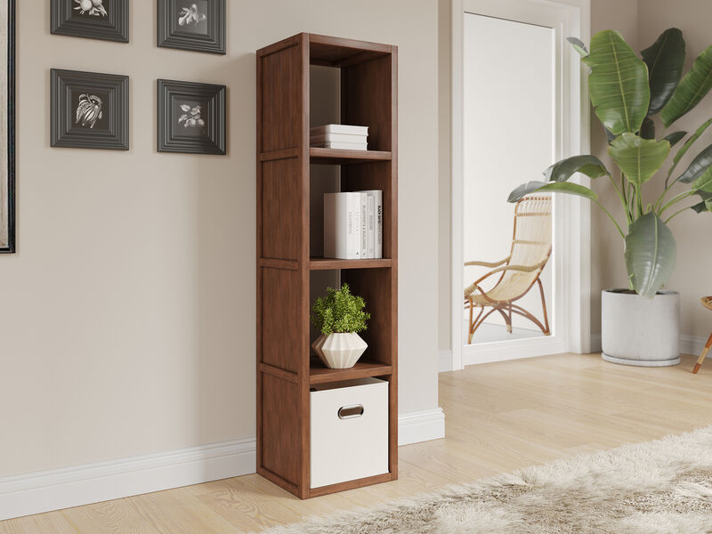 Solid Wood 4 Tall Cube Organizer