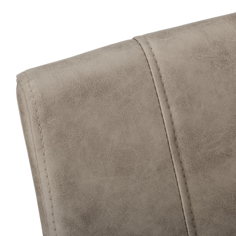 Monarch Specialties I 1114 Dining Chair, Set Of 2, Side, Upholstered, Kitchen, Dining Room, Fabric, Metal, Beige, Black, Contemporary, Modern