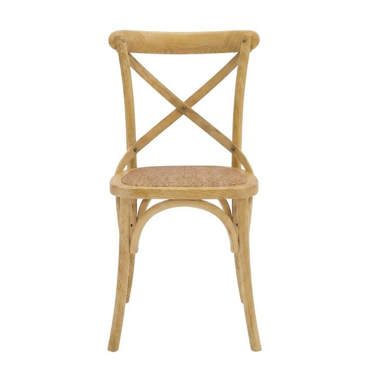 Wooden Dining Side Chairs for Dining Room, Natural, Set of 4
