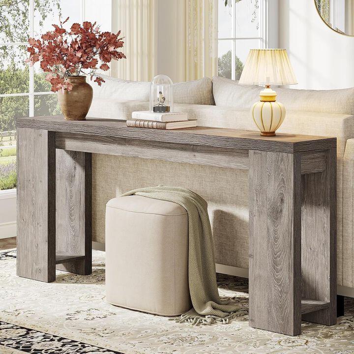 Tribesigns Farmhouse Wood Console Table