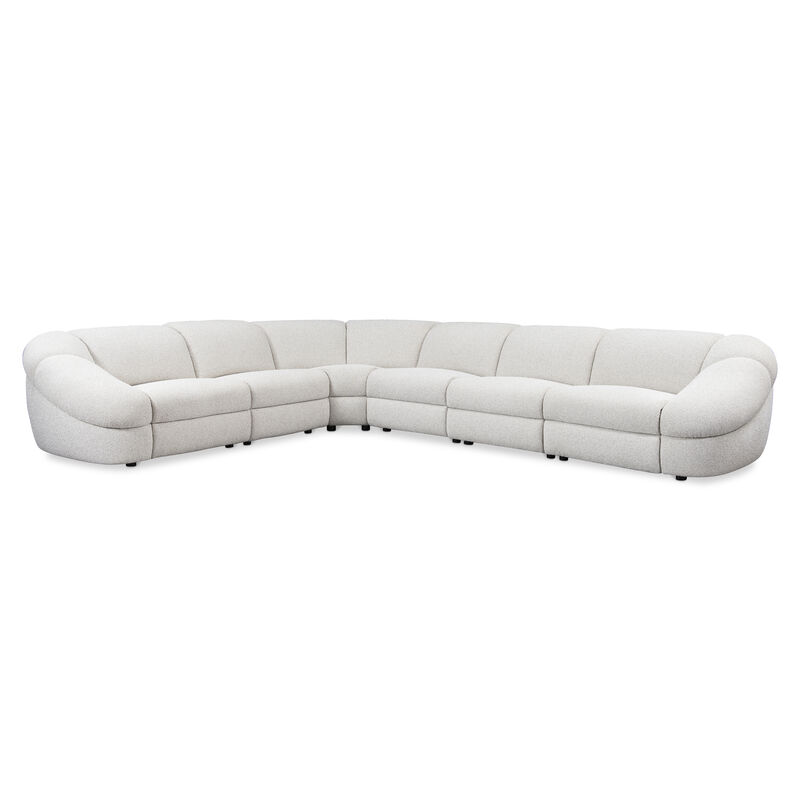 Massimo Fabric Power Motion Sectional image number 0