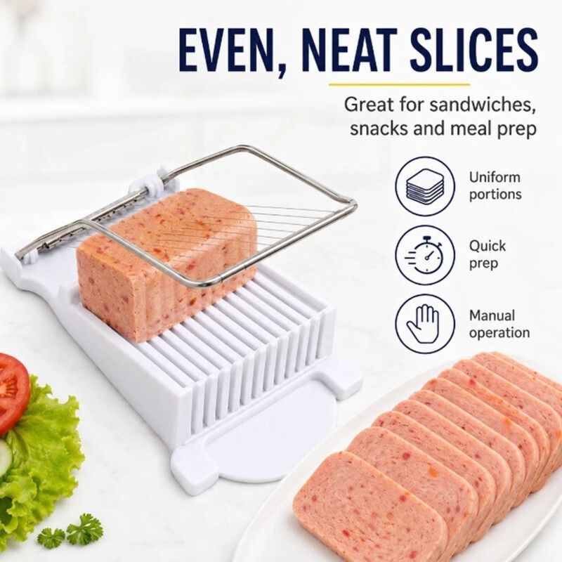 Stainless Steel Luncheon Meat & Egg Slicer image number 2