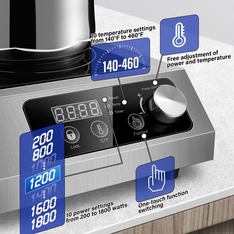 Induction Cooktop 30 inches 1-Burner Portable image number 1