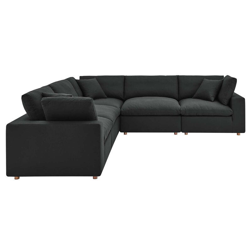 Commix Down Filled Overstuffed 5 Piece 5-Piece Sectional Sofa image number 8