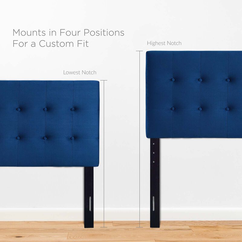 Modway - Emily Twin Biscuit Tufted Performance Velvet Headboard image number 5
