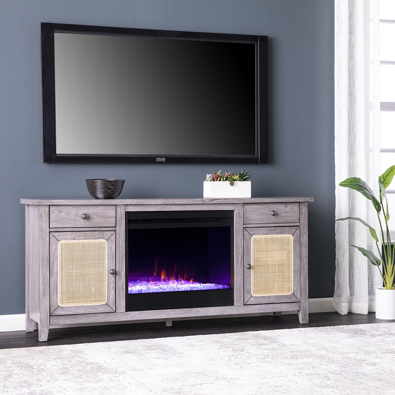 Raegan Color Changing Fireplace Console