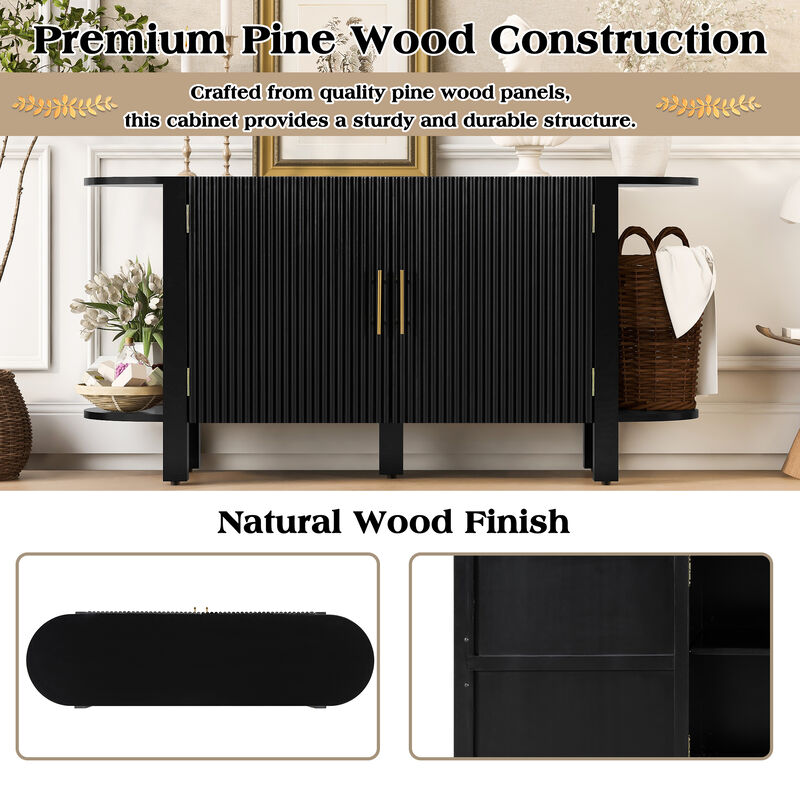 Curved Extension Shelf Sideboard image number 2
