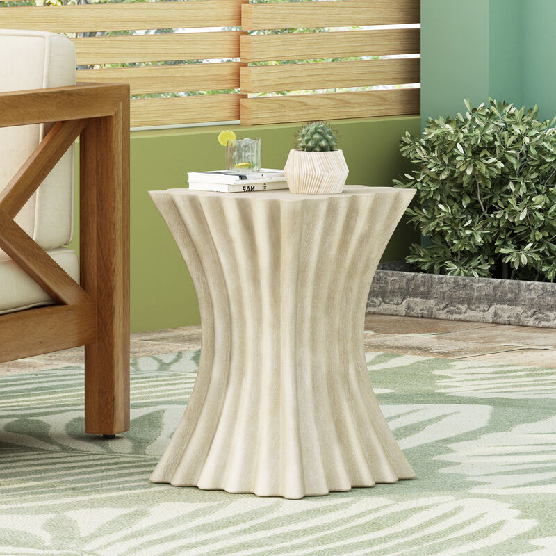 Merax Archaistic Wavy Side Table