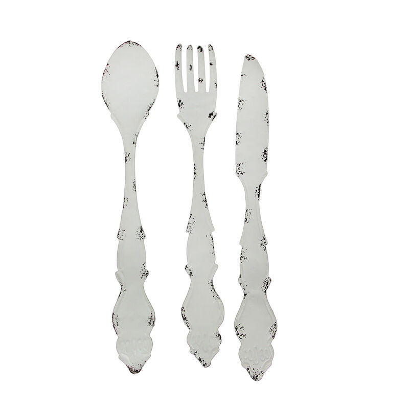 30 In Large Utensil Wall Art Decorative Knife Spoon Fork Farmhouse Kitchen Decor image number 0
